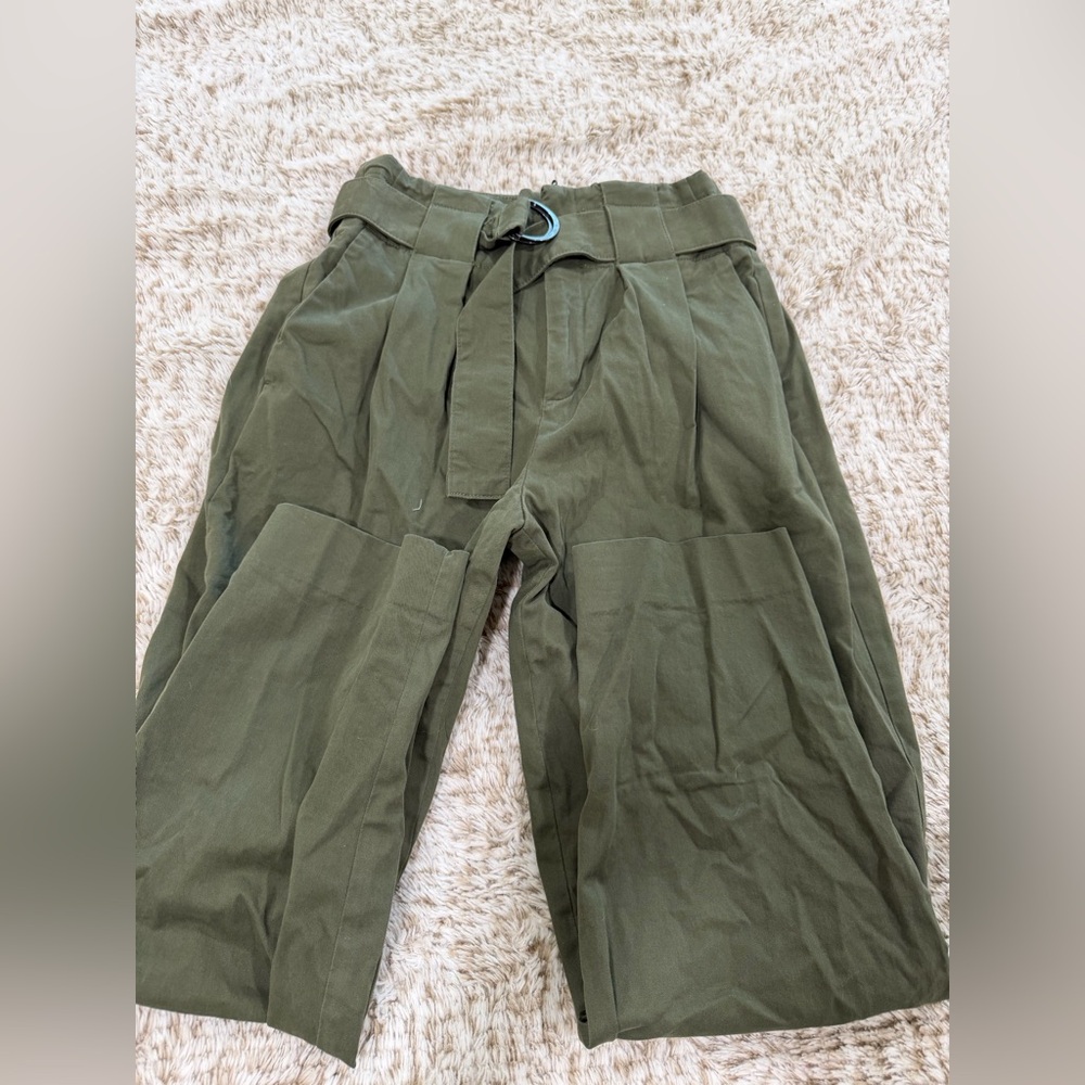 Banana Republic Olive Green Women's Trousers